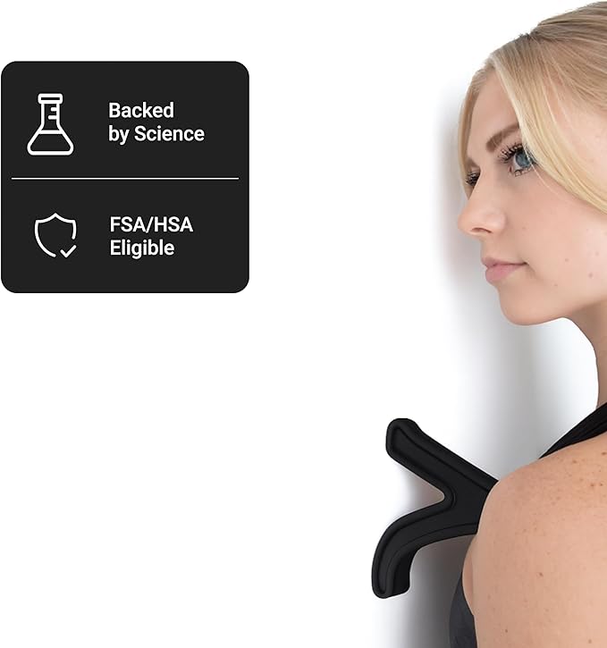 Aletha Health The Range | Neck & Shoulders Deep Tissue Muscle Release Tool | Upper Body Massage | Headache, Neck, Shoulder Pain Relief | Suboccipitals, PEC Minor, Upper Trap | Posture & Mobility