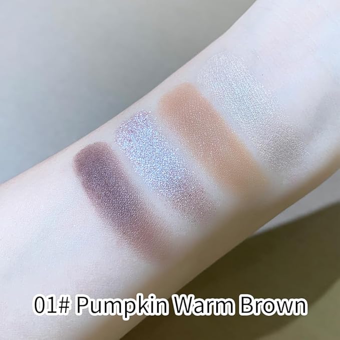 Warm Brown Nude Eyeshadow Palette – High-Pigment Blendable Neutral-Warm Mattes & High-Shine Glitter Eye Shadow for Mature Women, Blue Green Eyes, Natural Everyday Makeup,paleta de sombras de ojos