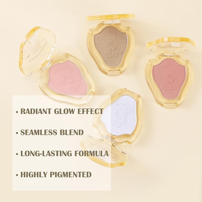 Boobeen Multi Palette - Bronzer Highlighter Blush Palette, Beauty Cosmetics