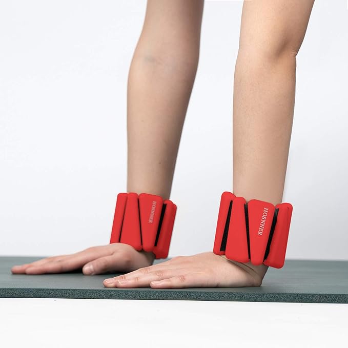 Adjustable Women Wrist Weights - Silicone Bracelet Button 1 LB 2 Per