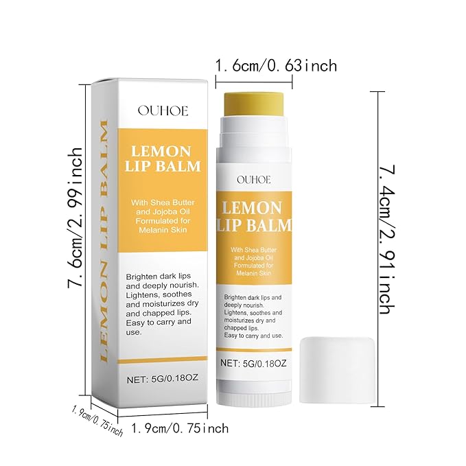 Lemon Lip Balm | All Natural Effortlessly