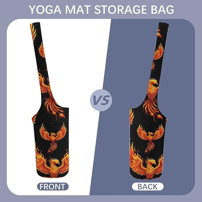 Portable Single Shoulder Yoga Mat Bag Carrier with Pocket Spacious Storage for Yoga Gym Fitness