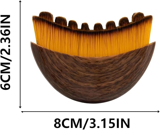 Fvaql Dry Brushing Face Brush, Lymphatic Contour Face Brush, Chin & Jawline Sculpting, Lymphatic Drainage Massager for Face, Ergonomically Designed to Fit The Skin Precisely (2PCS)