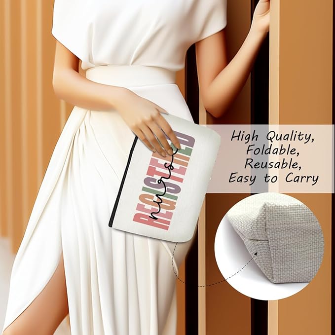 Registered RN Nurse Gifts Nurses Bag Nursing Nurse Accessories for Work Encouraged Cosmetic Bag Nurse's Week Nursing Graduation Christmas Appreciation Birthday Makeup Bag RN Gifts for Women