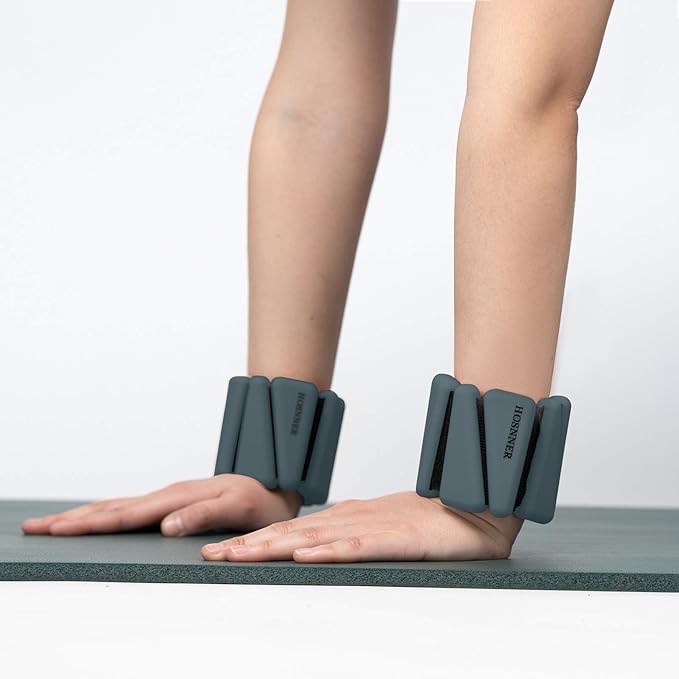 Adjustable Women Wrist Weights - Silicone Bracelet Button 1 LB 2 Per