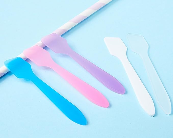 100 Pack 3.2 Inch Cosmetic Spatulas/Small Plastic Spatula