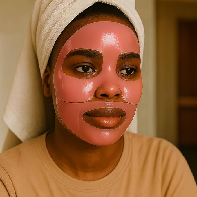 Snoova PDRN Pink Collagen Gel Mask | Overnight Hydrating & Firming Jelly Mask for Glass Glow Skin | Salmon DNA PDRN, Niacinamide & Collagen | Cooling, Brightening Skincare | 28g, 4 Pack