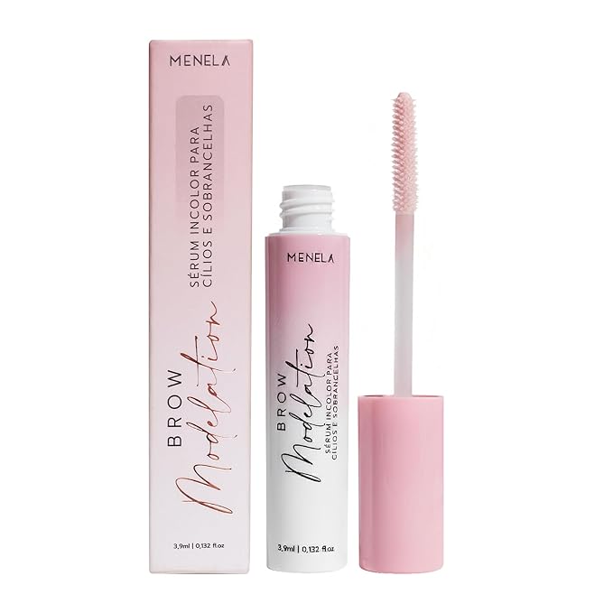 MENELA Eyebrow Growth Serum & Lash Serum: 2-in-1 Enhancer with 10 Botanical Actives (Biotin, Aloe, Witch Hazel, Rosehip) – Natural Formula for Fuller, Stronger & Hydrated Brows-3.9ml (0.132 fl oz)
