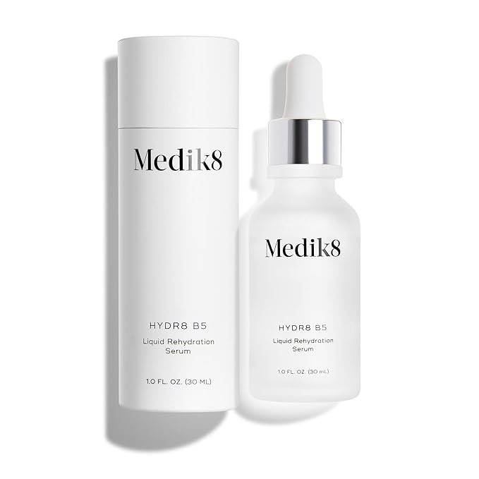 Medik8 Hydr8 B5 - Intense Hydrating with Vitamin B5 - Hyaluronic Acid Serum for Face - Plumping and Moisturizing Face Serum - Gluten Free - 1.0 oz
