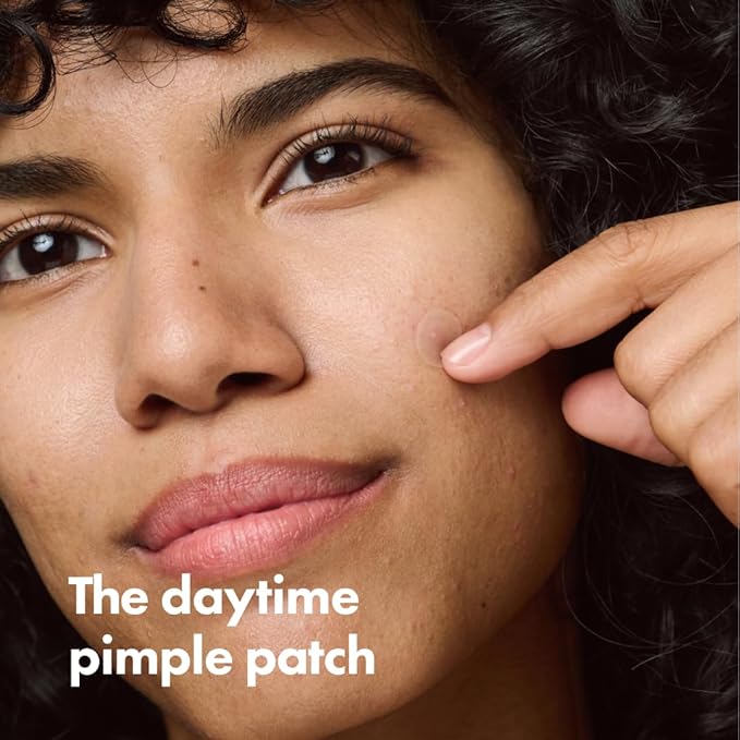 Mighty Patch™ Invisible+ Patch – The Barely-There Daytime Hydrocolloid Acne Pimple Patch for Covering Zits and Blemishes, Tapered Edges Designed to Blend Into Skin (72ct) (Pack of 2)