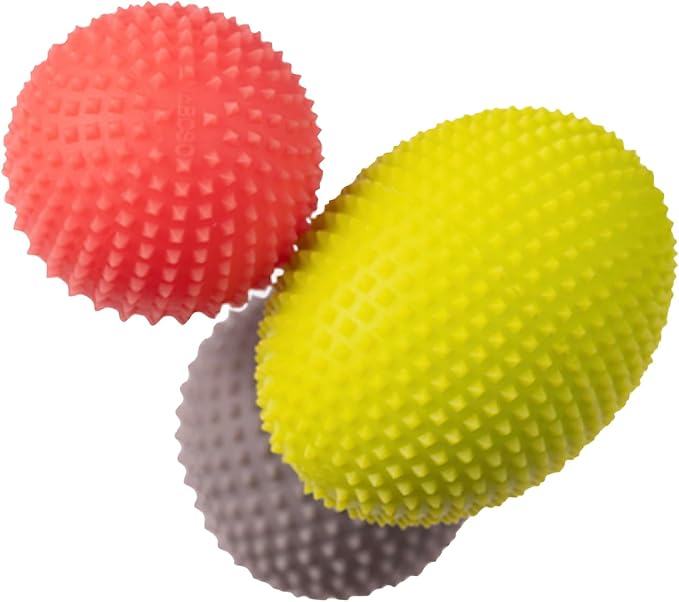 NABOSO Hand Activation Kit - 3 Neural Enhancement Therapy Balls with Patented Sensory Texture - Hand Strength, Recovery & Circulation Boost - Professional Grade Hand Therapy Tools