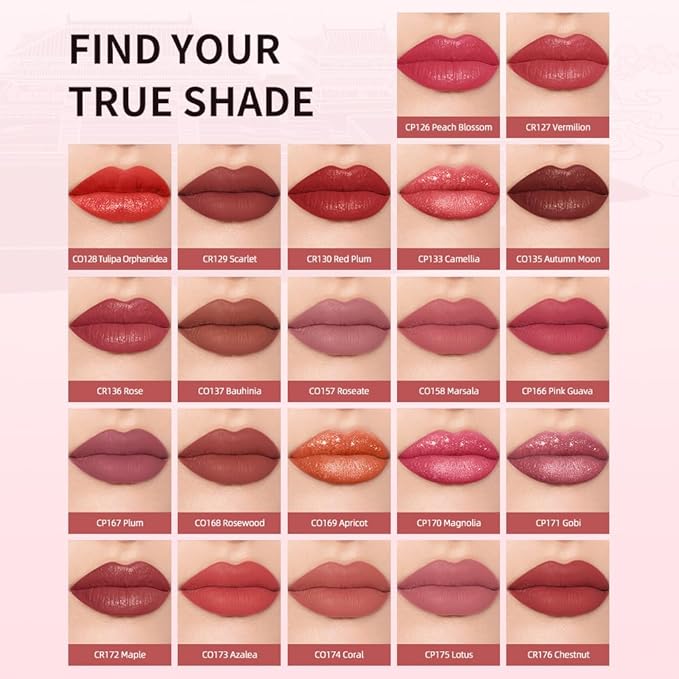 Catkin Moist Lipstick Hydrating High Impact Color Infused with Vitamin E and Avocado Oil Smooth Soft Texture Long Lasting Glow Finish 170