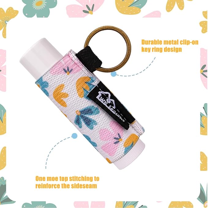 WK IEASON Lip Balm Holder Keychain