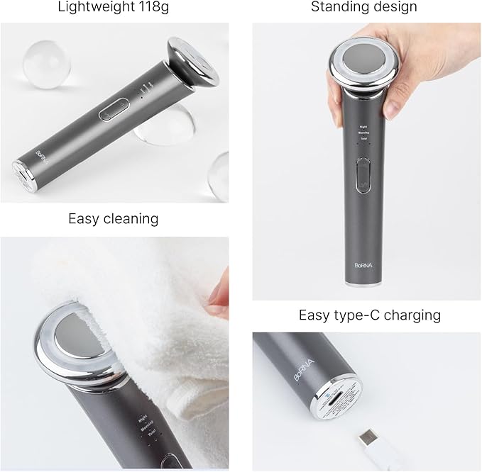 PEARLCARE Facial Massager, Anti Aging Face and Neck Massage Tool for Skin Care