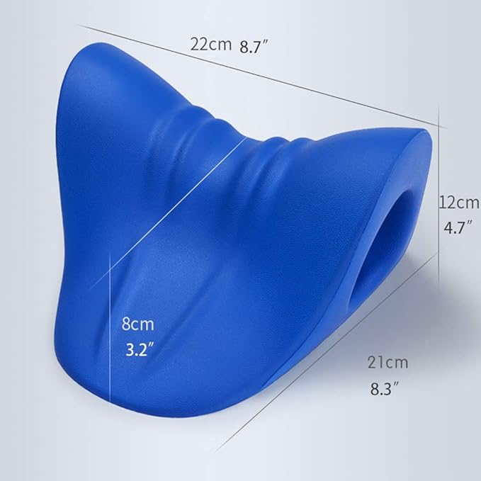RESTCLOUD Neck and Shoulder Relaxer, Cervical Traction Device for TMJ Pain Relief and Cervical Spine Alignment, Chiropractic Pillow Neck Stretcher