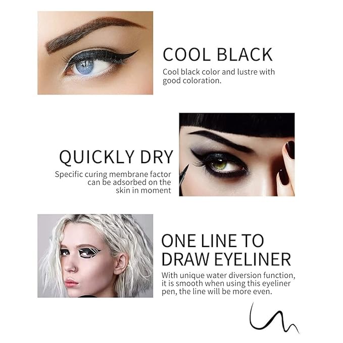Kaely 6Pcs Glitter Gel Eyeliner Pencil Set for Women, Color Eye Liner Waterproof Smudge Proof with Sharpener, High Pigmented Eye Makeup Liners, lapiz de ojos delineador de ojos contra el agua, 02