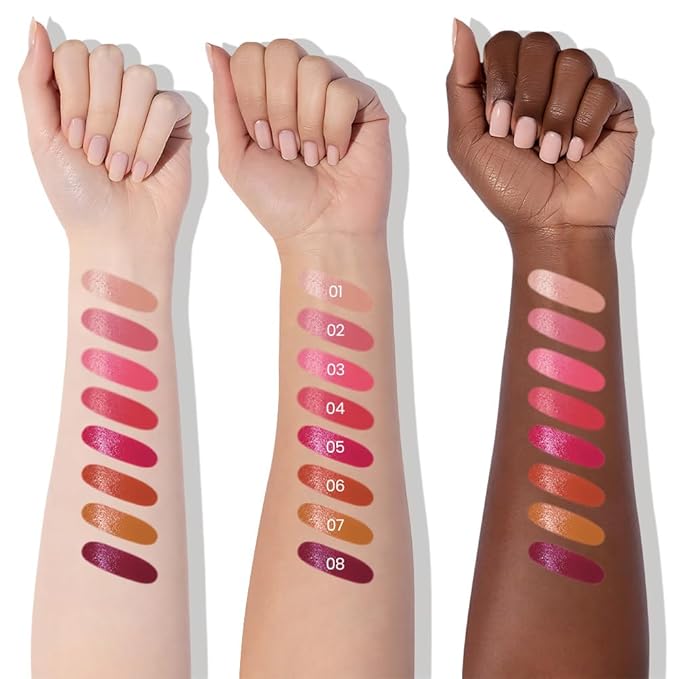 HHLTOH Honey Lipstick Tinted Lip Balm - Matte Tint Cream Lipsticks for All Skin Tones, Hydrating Lip Stain, Can be Buildable Blendable Nourishing Moisturizing Suitable for Women to Every Day Makeup 03