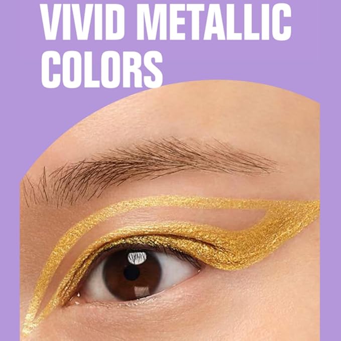 waterproof eyeliner metallic satin finish liquid eye liner pencil colorful high pigmented Red