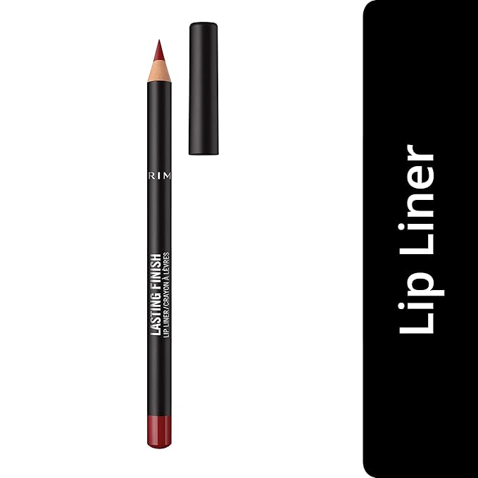 Rimmel Lasting Finish 8HR Lip Liner, 580 Bitten Red, Pack of 1 (Pack of 3)