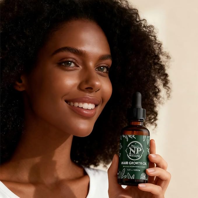 NP NATURES PHILOSOPHY Rosemary Mint Hair Growth Oil, Stimulates Hair Regrowth, Anti-Hair Loss, Nourishing Scalp Treatment for Thicker Fuller Hair, Hair Growth Products for All Hair 30ml Essential Oil