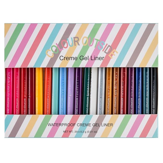 eye liner pencils retractable eyeliner creamy pigmented Multi-Use Longwear eyeliner pen 20 colors