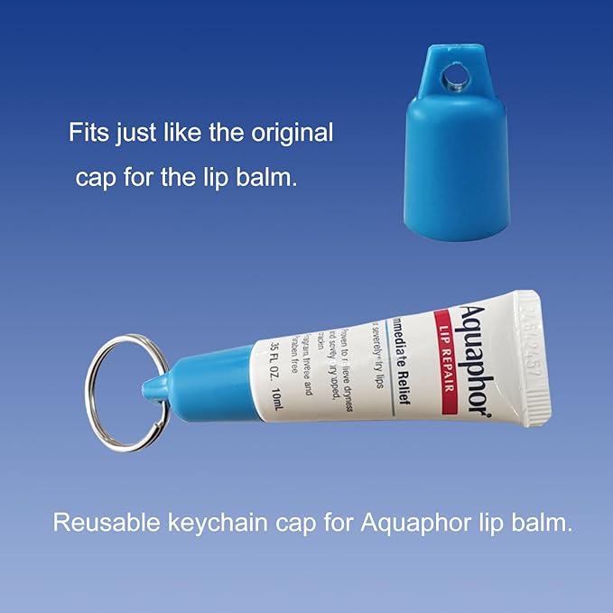 PIAOLGYI Cover for Aquaphor Lip Repair,Compatible (Blue)