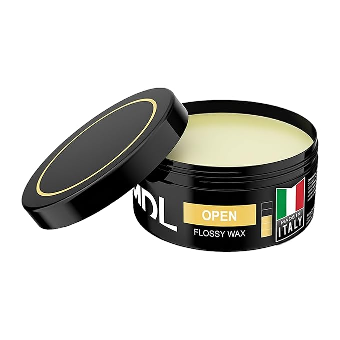 My De Luca Flossy Hair Wax for Men, Water-Based Hair Wax Stick, Remoldable Hair Pomade for Styling and Adding Volume, Frizz Stick Gel Alternative, Alcohol-Free Hair Care Products Made in Italy, 100 ml