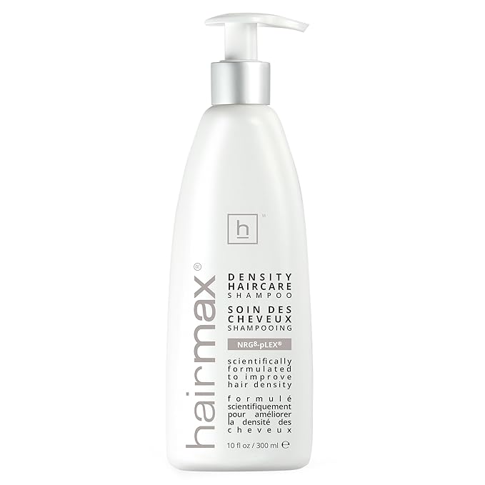 Hairmax Density Shampoo for Thinning Hair Cleanses and Exfoliates For Men & Women 10 fl oz /300 ml