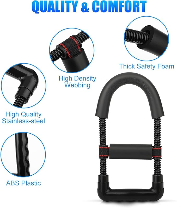 2PCS Professional Wrist Strengthener Adjustable Forearm Workout Trainer