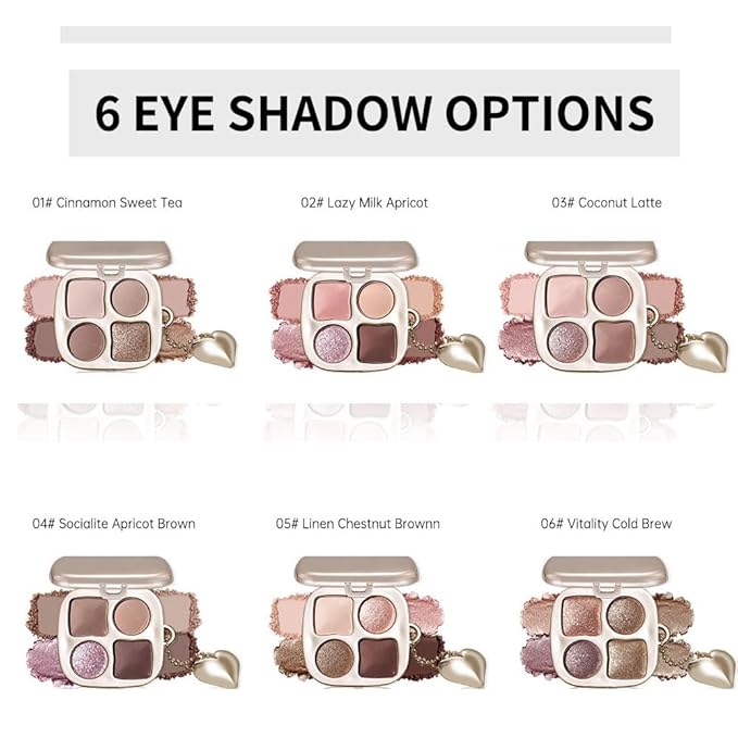 Warm Peach Nude Champagne Glow Eyeshadow Palette–Matte & Shimmer High Pigment Blendable Long-Lasting Everyday Eye&Rose Gold Smokey Eye, Perfect for Blue, Green & Brown Eyes, Paleta de Sombras de Ojos