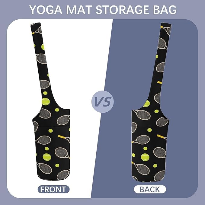 Stylish Yoga Mat Bag for Women Exercise Mat Holder with Shoulder Strap Yoga Mats Totes Sports Storage Bag