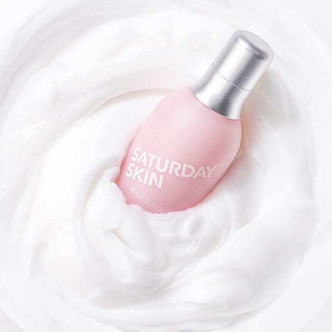 Saturday Skin Wide Awake Brightening Cream Illuminating Eye Cream for Wrinkles, Puffy Eyes+Dark Circles Lightweight, Moisturizing, Deeply Hydrates, Anti Aging Reduce Fine Lines 1.01 Fl Oz (30ml)