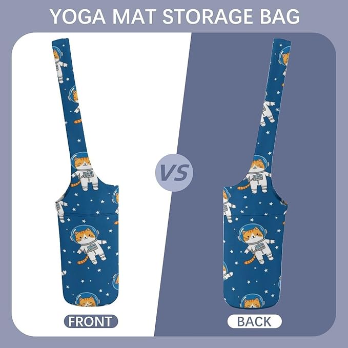 Stylish Yoga Mat Bag for Women Exercise Mat Holder with Shoulder Strap Yoga Mats Totes Sports Storage Bag