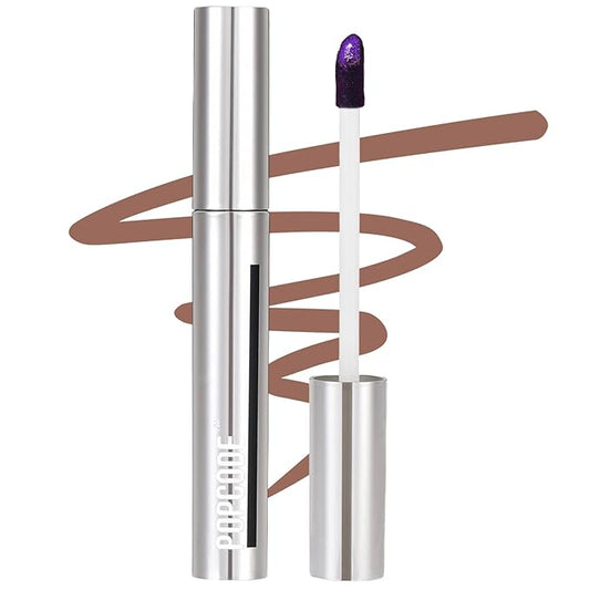 Peel Off Lip Liner Stain, Infused with Nourishing Ingredients & Vitamin E, Quick Set Lip Stain Peel Off Long Lasting For All Skin Types,#001 Nude Brown