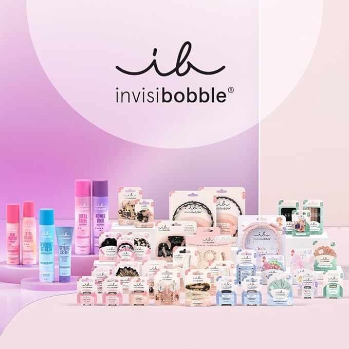 invisibobble CLIPSTAR My Rainboo Medium Claw Clip - Trendy Claw Clips For All Hair Types - Stylish Updo Accessories for Day to Night - Strong Hold All Day Long - Firm Hold and Elegant Design - 2 pc
