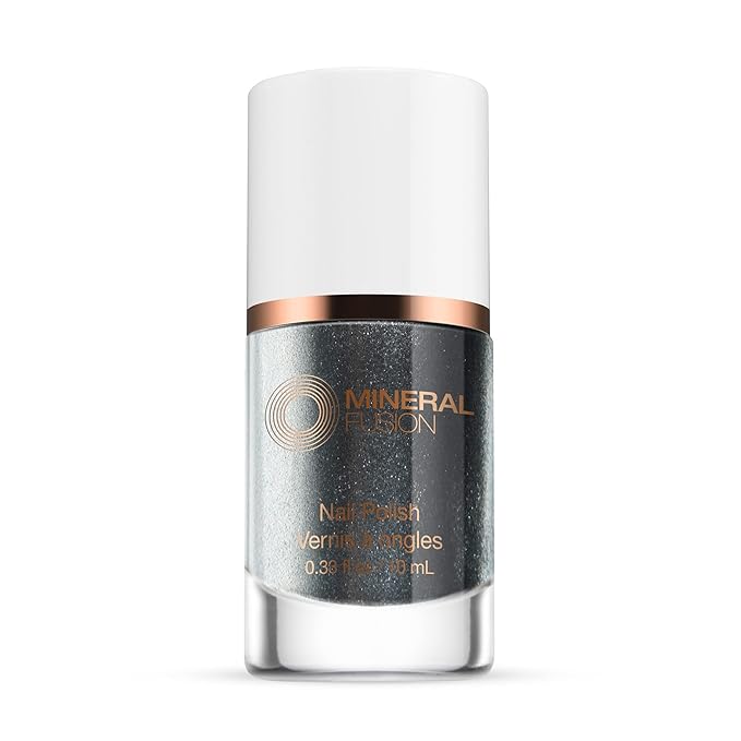Mineral Fusion Nail Polish, Gray/Grey, Silver Lining Silver Lining 0.33 Fl Oz (Pack of 1)