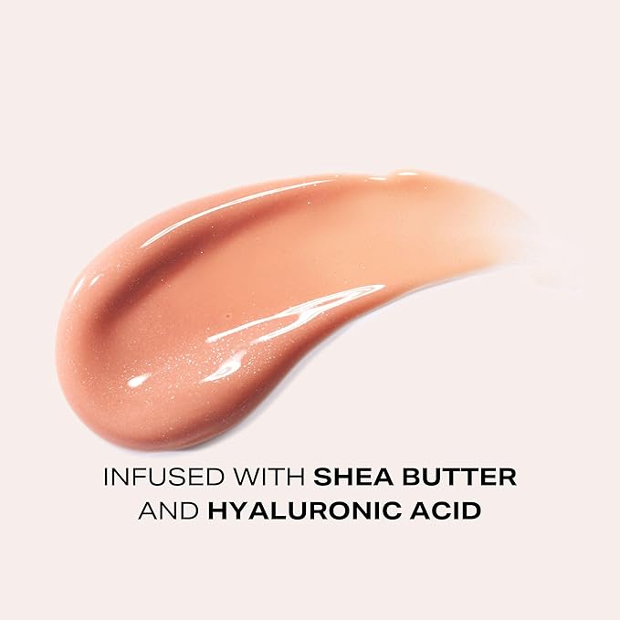Woosh Beauty, Spin-On Lip Gloss, Hydrating Hyaluronic Acid & Shea Butter, No Fine Lines, Shine Finish, Vegan & Cruelty-Free - Glaze
