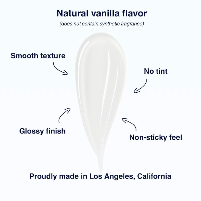 Endless Skin - Daydream - Natural Vanilla Flavor Lip Balm with Jojoba Oil, Hyaluronic Acid and Squalane - Ultra Glossy Finish that Nourishes and Hydrates Your Lips - Vegan and Paraben Free - 15ml