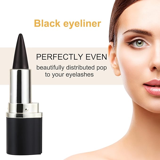 Boobeen Eyeliner Pencil - Black Gel Eyeliner - Quick Drying, Waterproof, Smudge-proof All Day - Long Lasting (Brown x2)