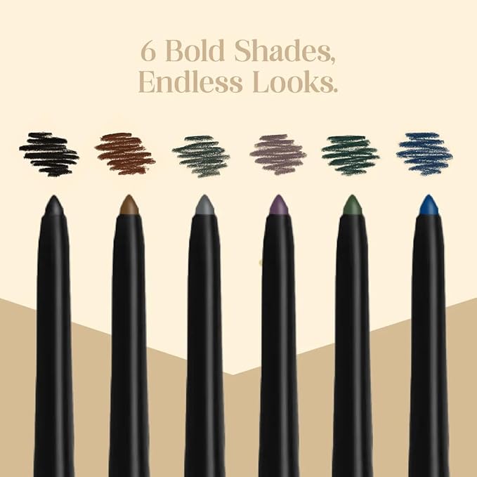 Kehyla Beauty™ Eyeliner for Older Women, Gel Cream Pencil with Soft Glide Formula, Smudge-Proof Long-Lasting Eye Liner for Smooth Precision and All-Day Definition