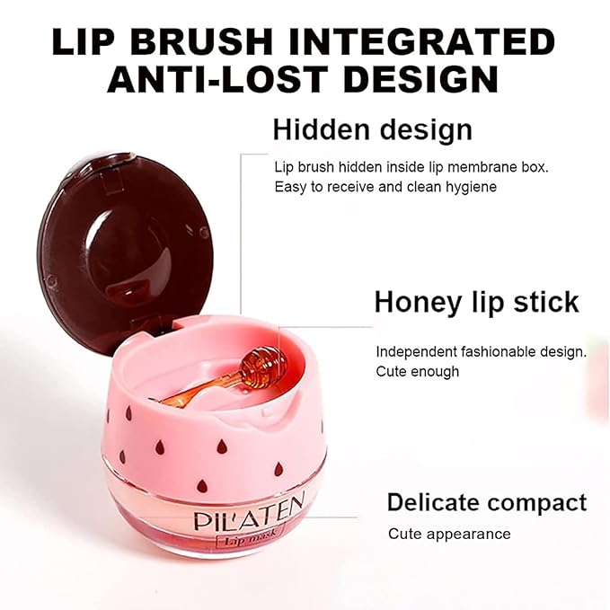 Bee Lip Balm Honey Pot, Honey Exfoliator