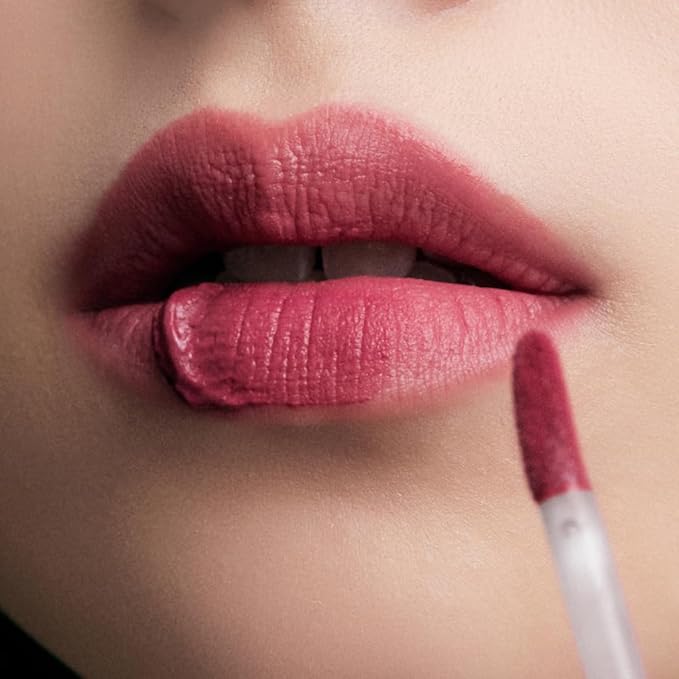 Mellow Velvet Lip Tint | Non-Sticky Lightweight Korean Lip Stain, High Pigmented Long Lasting Moisturizing Soft Matte Liquid Lipstick, Natural Vivid Color, Moon Night Plum
