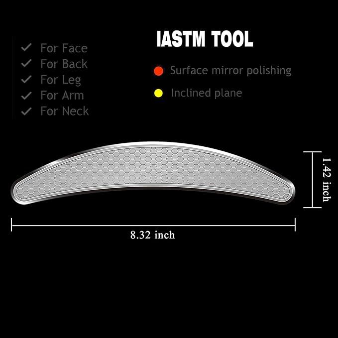 BYYDDIY Gua Sha Scraping Tool for Soft Tissue Massage Tool,Scraping Massage Tools for Scar Tissue Physical Therapy Tools,Massage Scraper Tool,IASTM Tools,Muscle Scraper Tools