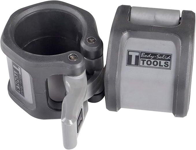 Body-Solid Tools Lock Jaw Hex Collars - Quick-Locking 2" Collars