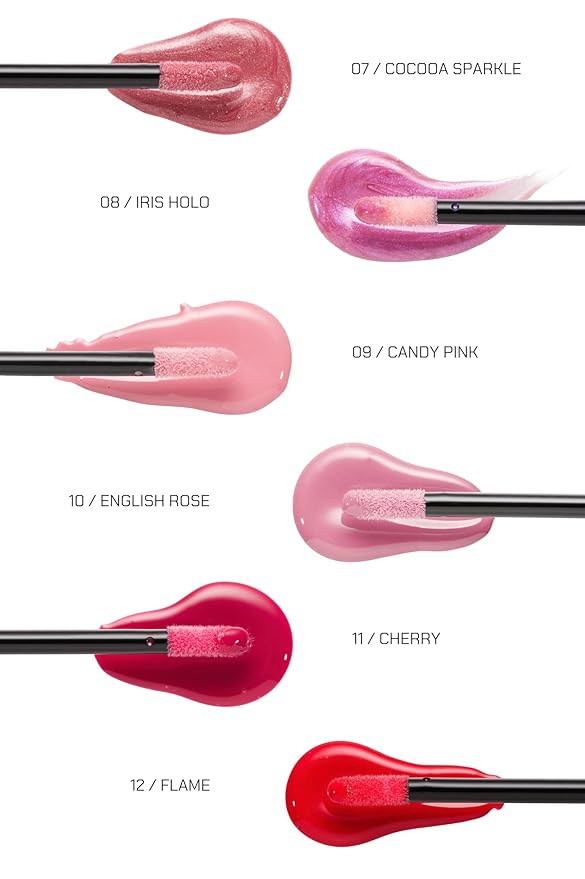 Radiant Professional Lip Glaze (23 Shades) - Ultra-Glossy, Non-Sticky & Long-Lasting Lip Gloss for Women - High Shine Hydration - Vegan & Moisturizing for Soft, Nourished Lips - (10 ENGLISH ROSE)