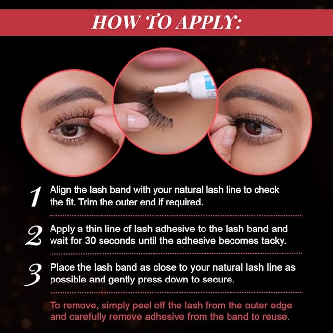 Ardell Faux Mink Lashes 817 – Lightweight, Knot-Free Invisiband Eyelashes for Natural Glam, 4 Pairs, 1 Pack