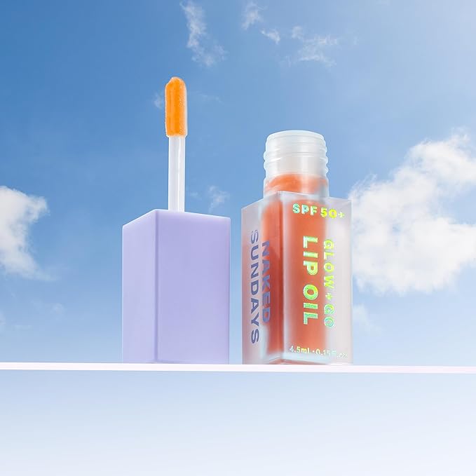 SPF50 Glow & Go Lip Oil: Caramel)