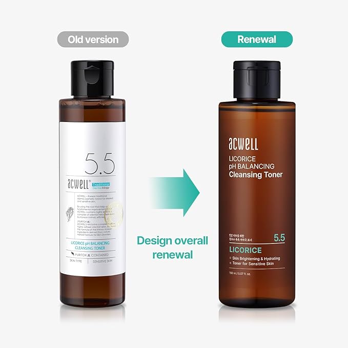 ACWELL Licorice pH Balancing Korean Toner for Cleansing