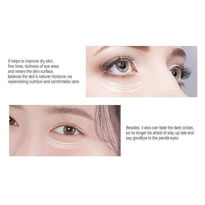 MOND'SUB Under Eye Patches for Puffy Eyes and Dark Circles, Eye Masks for Sleep,Brighten,Fine Lines & Hydration,White Eye Masks