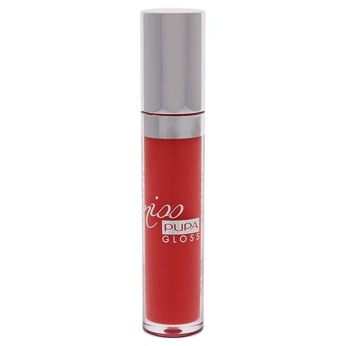 Pupa Milano Miss Milano Lip Gloss - Shiny, Smooth, Plump - Soft, Innovative Gel Texture - Glides Smoothly On Lips - For A Moisturizing And Volume Enhancing Effect - 203 Coral Emotion - 0.17 OZ